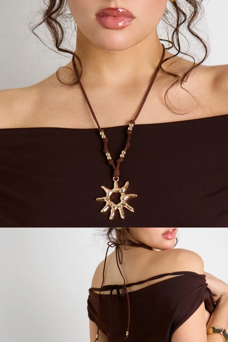 COLLAR SOL BROWN