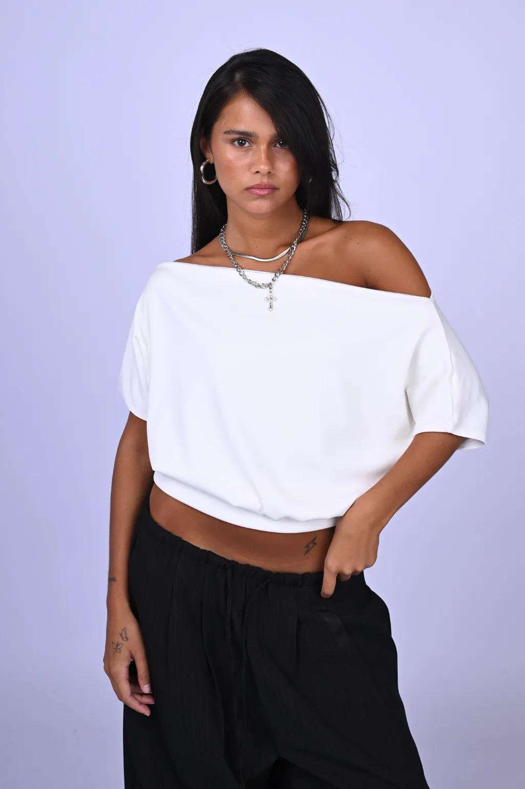 Conjunto Remera Tea + Pantalón Balloon Talle M