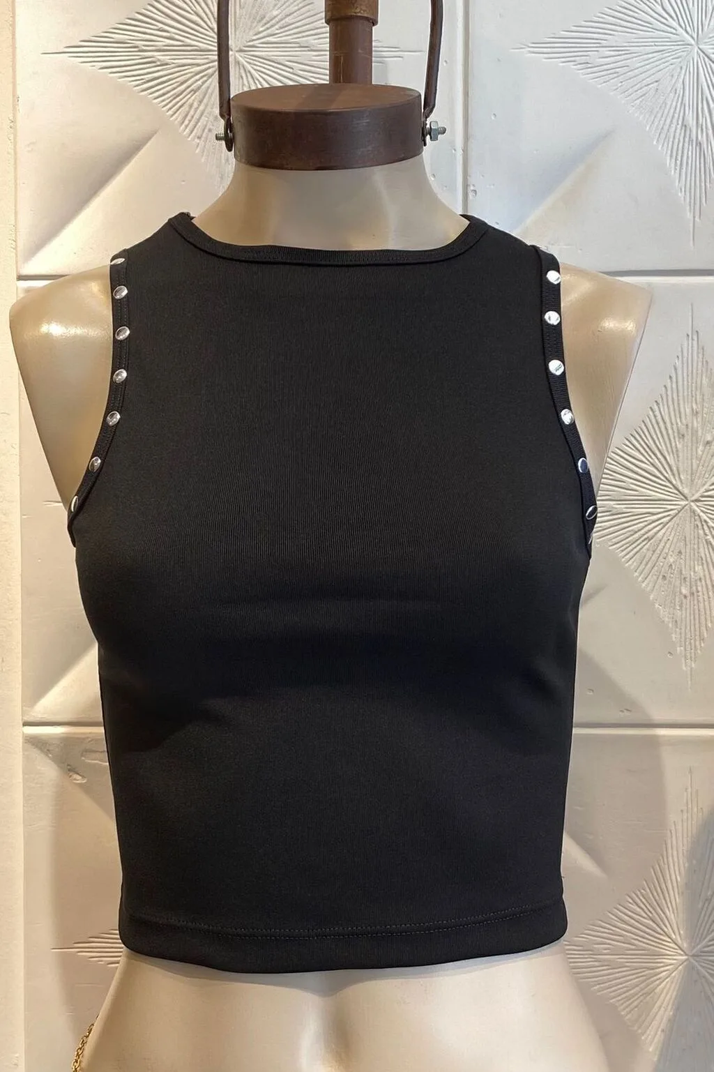 Musculosa Cropped c/tachas