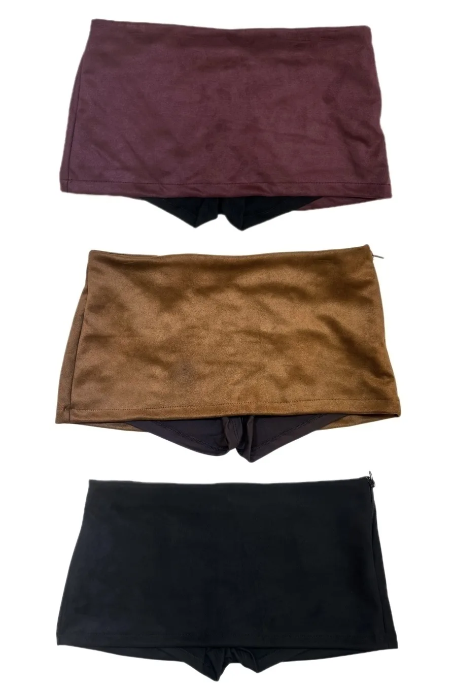 Mini Skort Suede