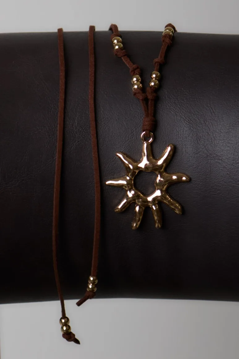 COLLAR SOL BROWN