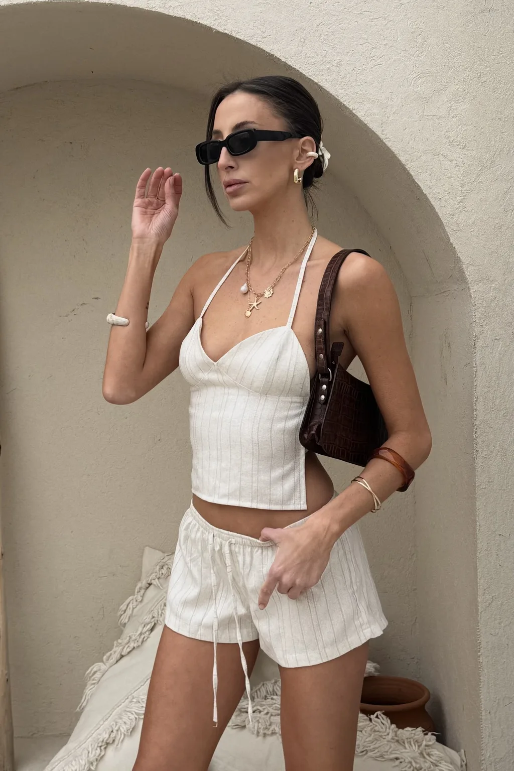 Short Sunna Linen