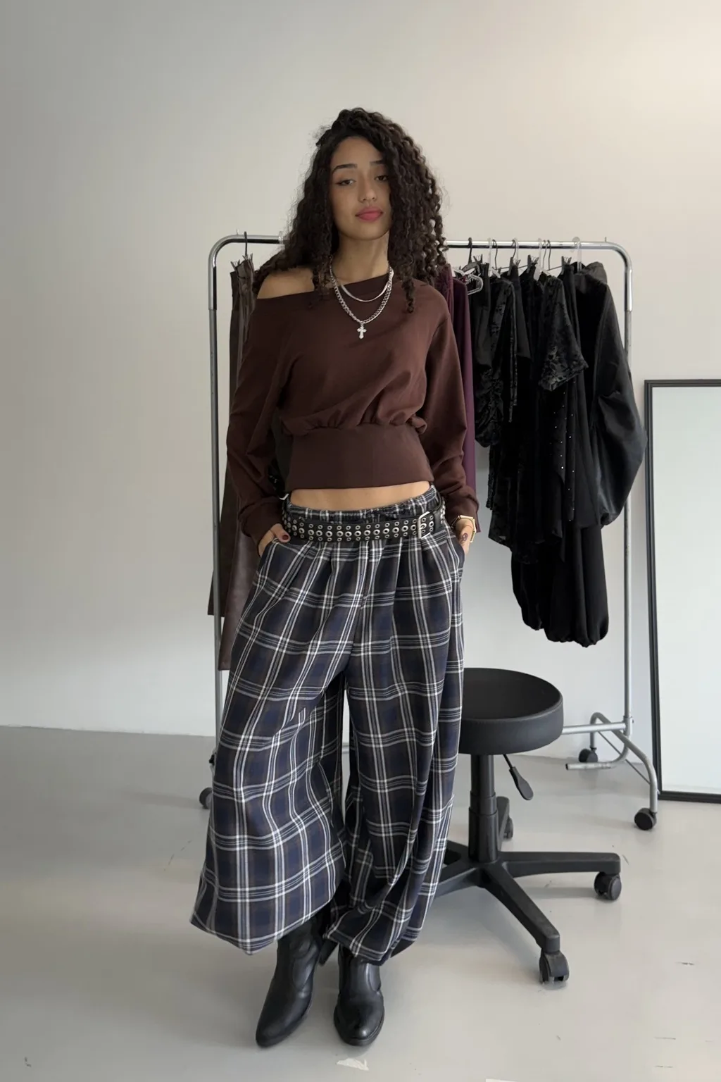 Conjunto Remera Tea + Pantalón Balloon Talle M